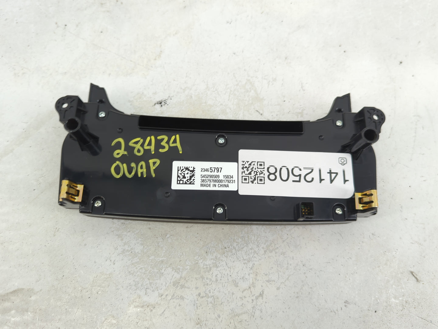 2013-2015 Chevrolet Malibu Climate Control Module Temperature AC/Heater Replacement P/N:23465797 Fits Fits 2013 2014 2015 OE