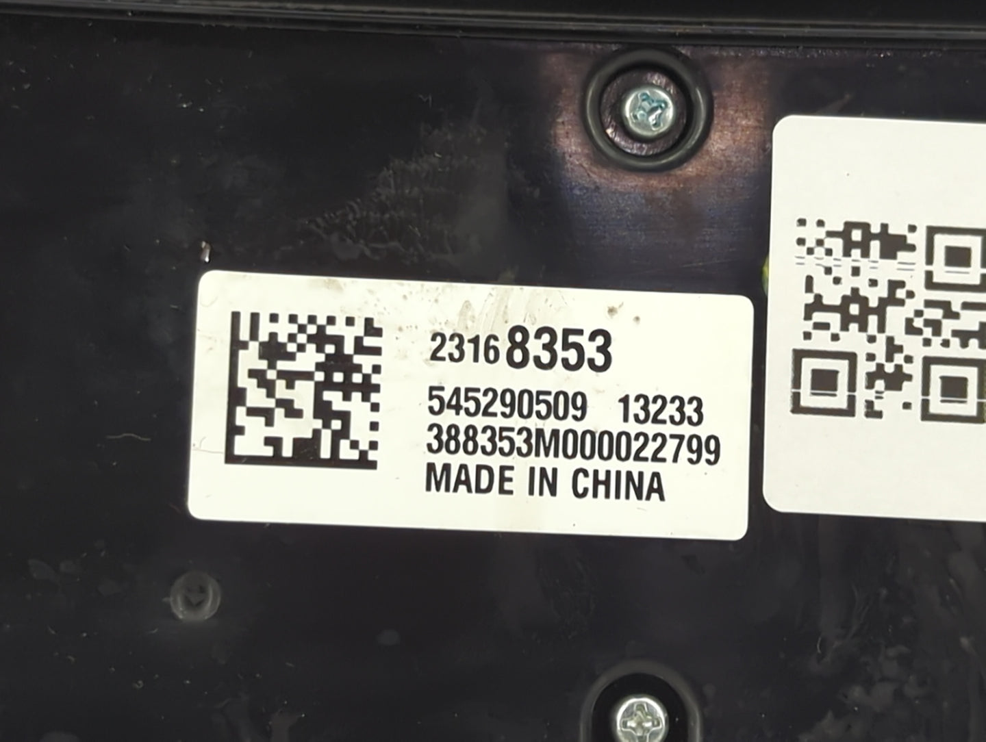 2014-2016 Chevrolet Malibu Climate Control Module Temperature AC/Heater Replacement P/N:545290509 23168353 Fits OEM Used Aut