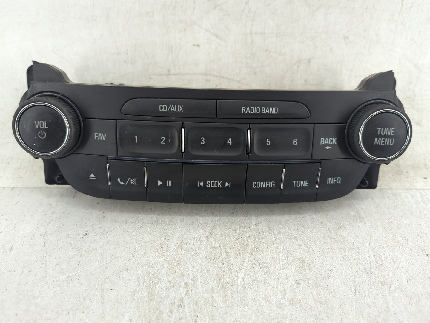 2014-2016 Chevrolet Malibu Radio AM FM Cd Player Receiver Replacement P/N:23430066 Fits Fits 2014 2015 2016 OEM Used Auto Pa