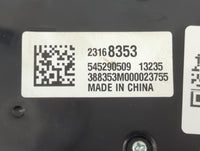 2014-2016 Chevrolet Malibu Climate Control Module Temperature AC/Heater Replacement P/N:23168353 Fits Fits 2014 2015 2016 OE