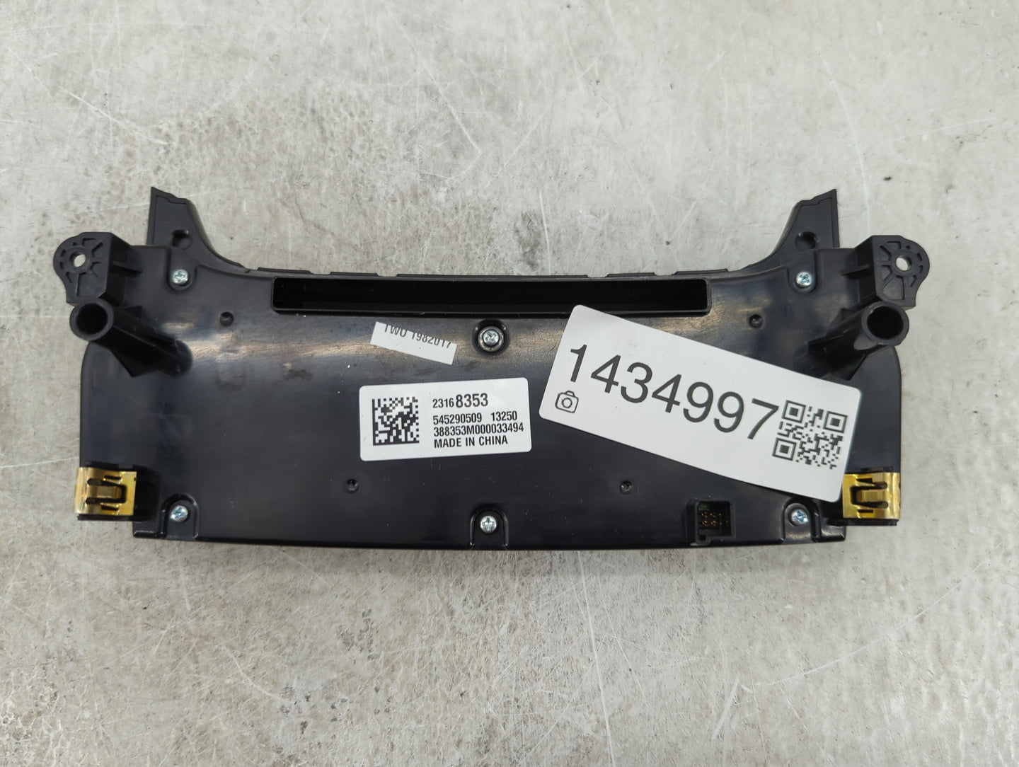 2014-2016 Chevrolet Malibu Climate Control Module Temperature AC/Heater Replacement P/N:23168353 545290509 Fits OEM Used Aut