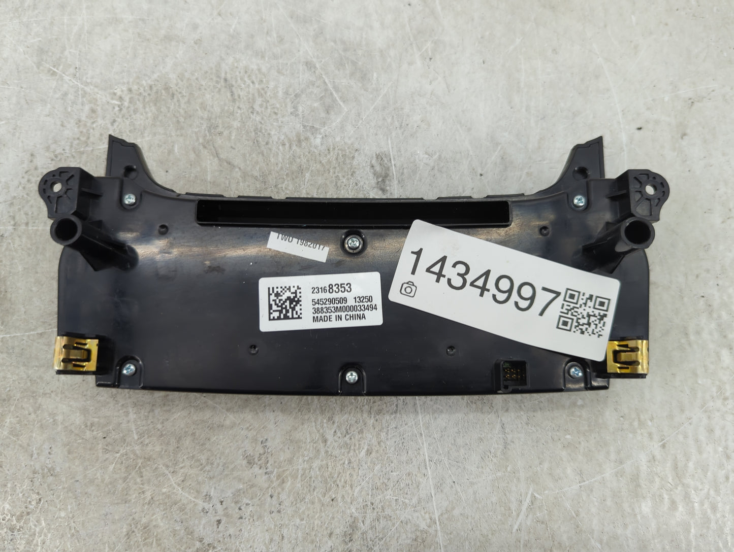 2014-2016 Chevrolet Malibu Climate Control Module Temperature AC/Heater Replacement P/N:23168353 545290509 Fits OEM Used Aut