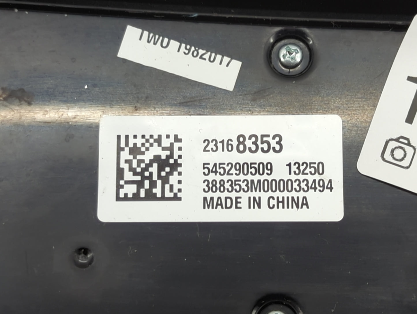 2014-2016 Chevrolet Malibu Climate Control Module Temperature AC/Heater Replacement P/N:23168353 545290509 Fits OEM Used Aut