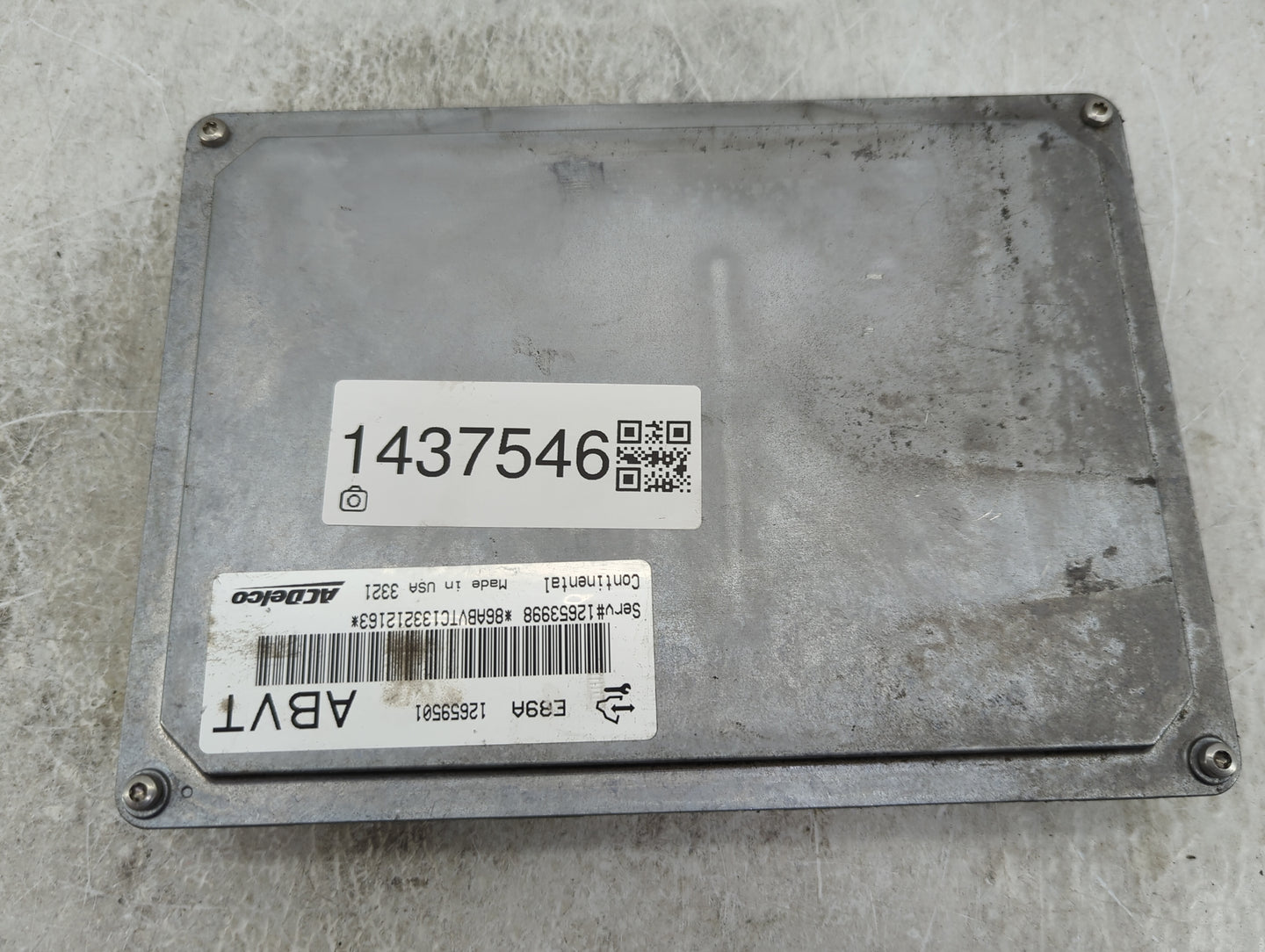 2013-2016 Chevrolet Malibu PCM Engine Control Computer ECU ECM PCU OEM P/N:12653998 12659501, E89A Fits Fits 2013 2014 2015 