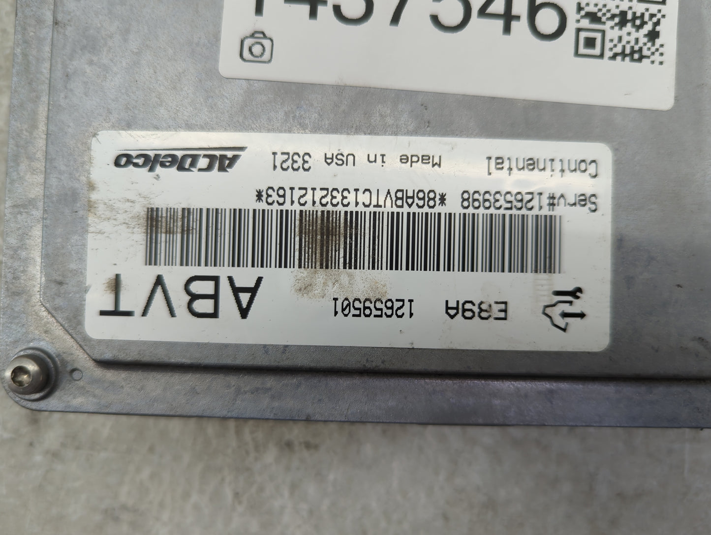 2013-2016 Chevrolet Malibu PCM Engine Control Computer ECU ECM PCU OEM P/N:12653998 12659501, E89A Fits Fits 2013 2014 2015 