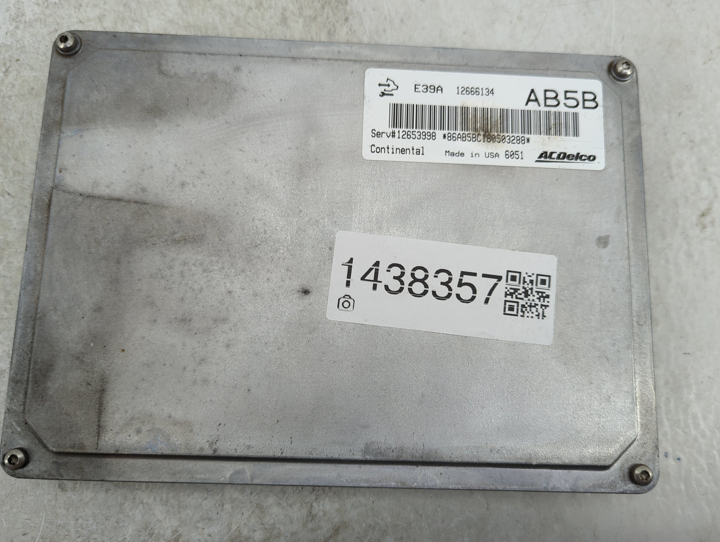 2013-2016 Chevrolet Malibu PCM Engine Control Computer ECU ECM PCU OEM P/N:12666134 12653998 Fits Fits 2013 2014 2015 2016 O