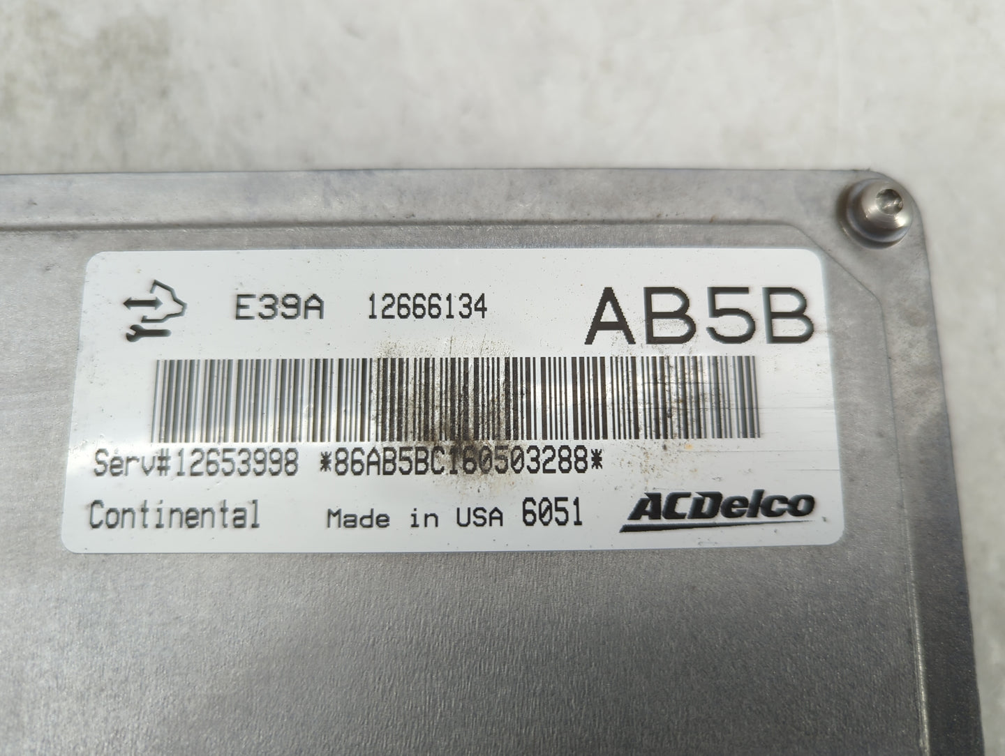 2013-2016 Chevrolet Malibu PCM Engine Control Computer ECU ECM PCU OEM P/N:12666134 12653998 Fits Fits 2013 2014 2015 2016 O