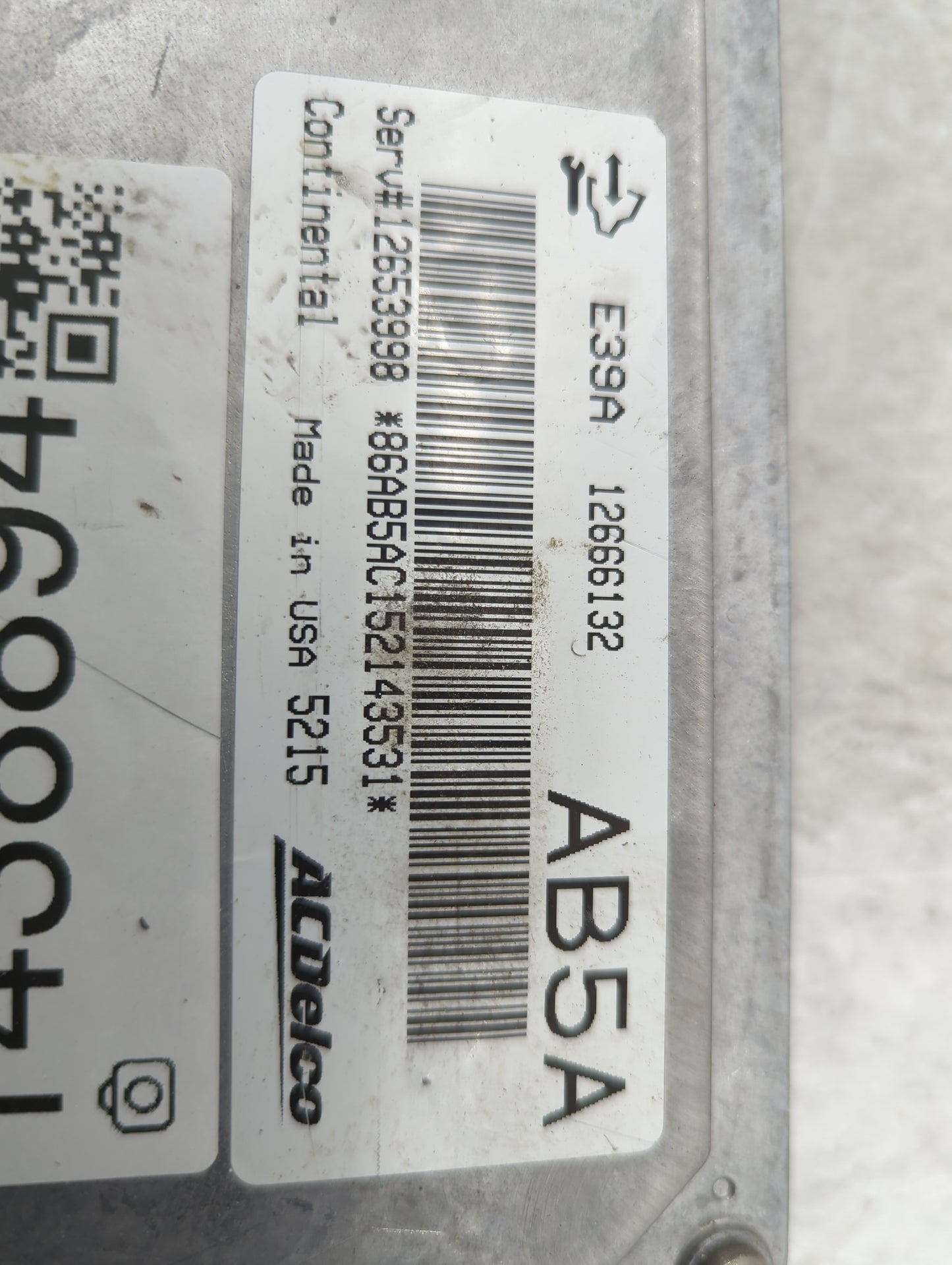 2013-2016 Chevrolet Malibu PCM Engine Control Computer ECU ECM PCU OEM P/N:12653998 12666132 Fits Fits 2013 2014 2015 2016 O