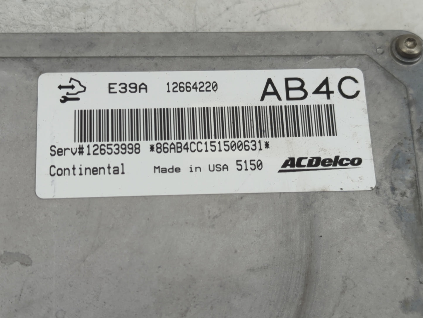 2013-2016 Chevrolet Malibu PCM Engine Control Computer ECU ECM PCU OEM P/N:12664220 12653998 Fits Fits 2013 2014 2015 2016 O