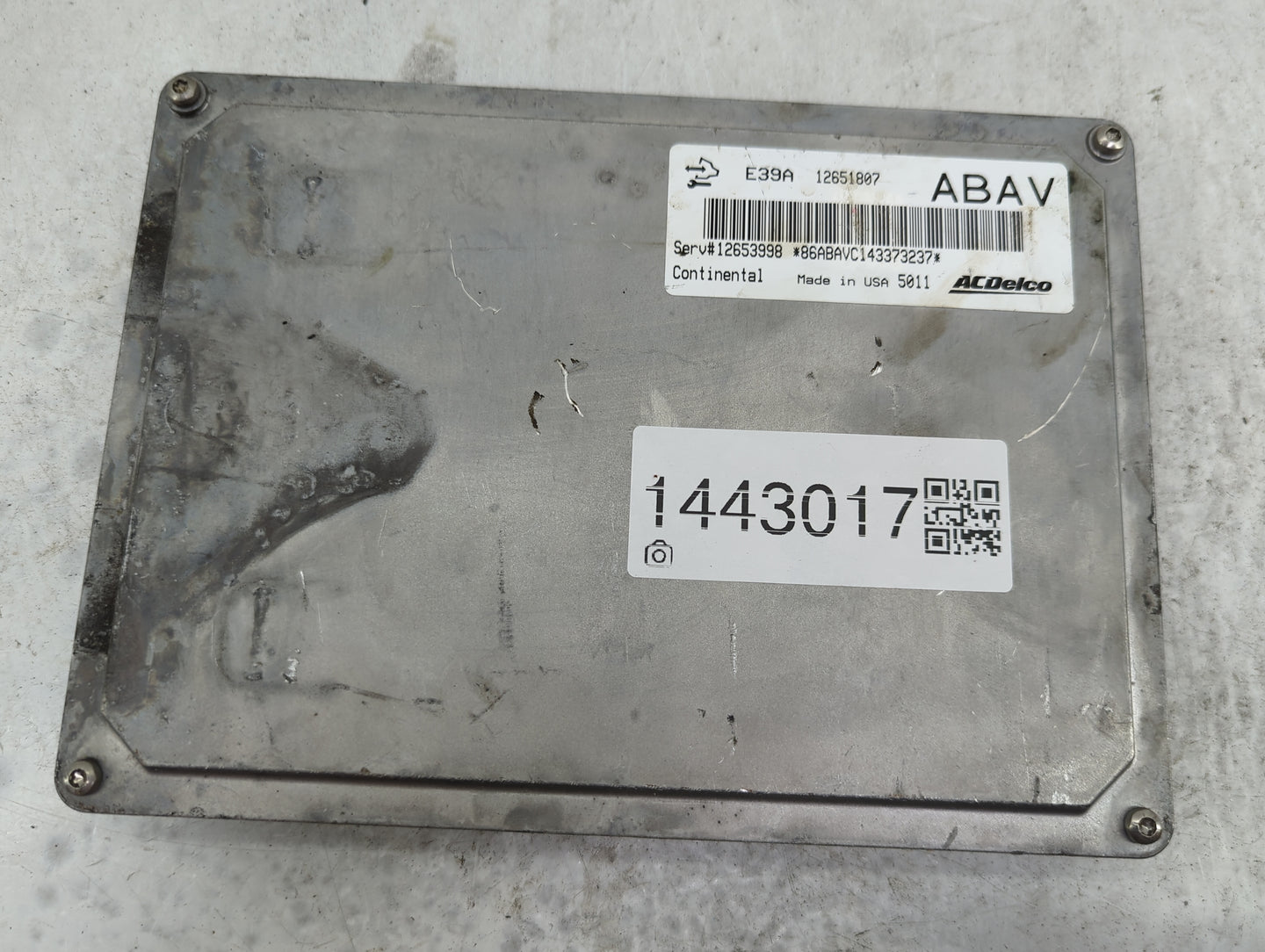 2013-2016 Chevrolet Malibu PCM Engine Control Computer ECU ECM PCU OEM P/N:12651807 12653998 Fits Fits 2013 2014 2015 2016 O