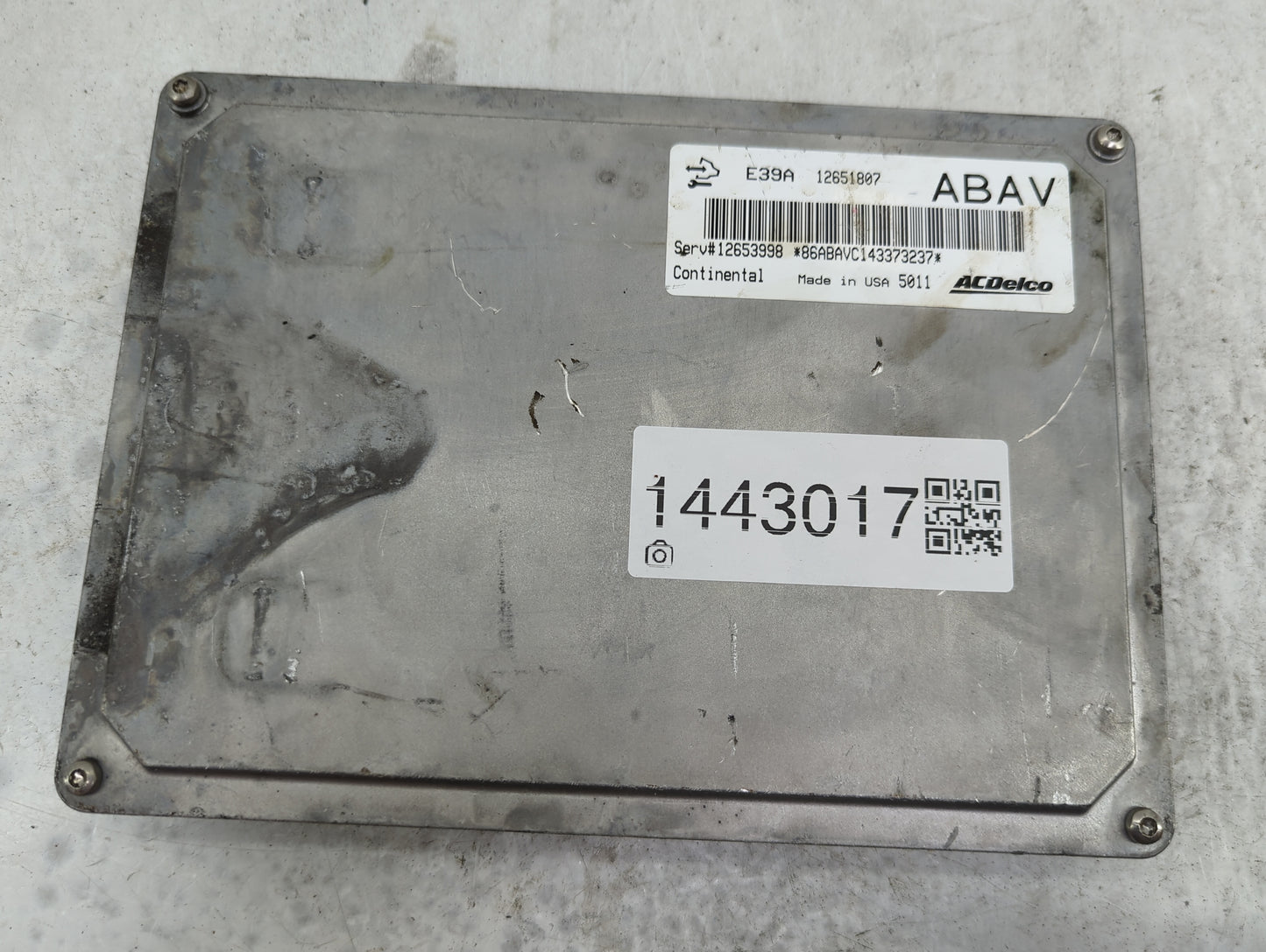 2013-2016 Chevrolet Malibu PCM Engine Control Computer ECU ECM PCU OEM P/N:12651807 12653998 Fits Fits 2013 2014 2015 2016 O