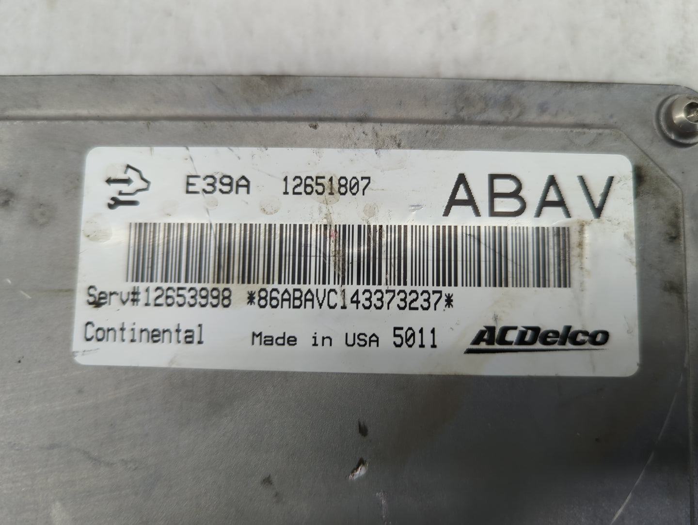 2013-2016 Chevrolet Malibu PCM Engine Control Computer ECU ECM PCU OEM P/N:12651807 12653998 Fits Fits 2013 2014 2015 2016 O
