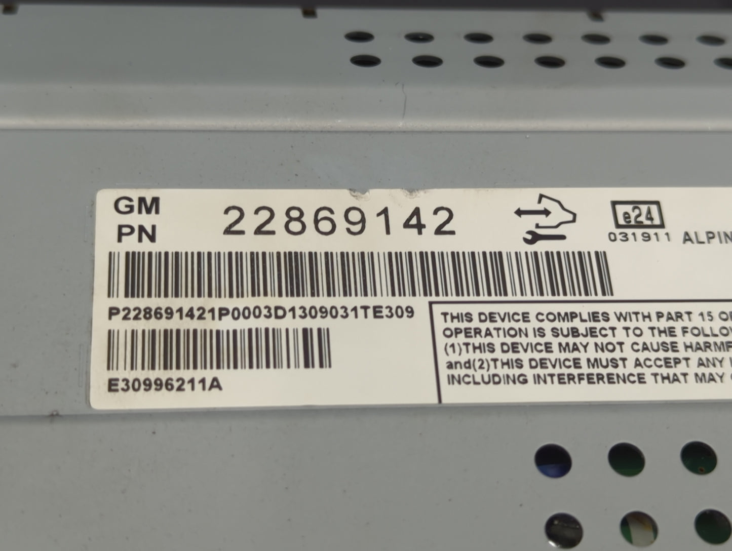 2013-2016 Chevrolet Malibu Information Display Screen - Oemusedautoparts1.com