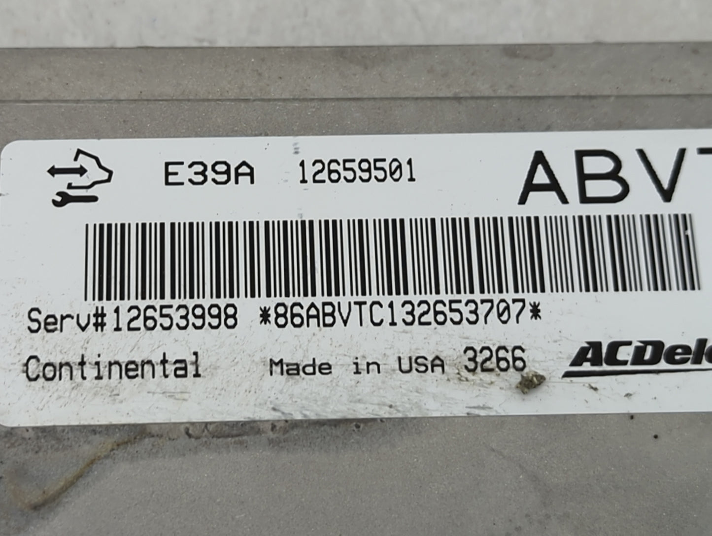 2013-2016 Chevrolet Malibu PCM Engine Control Computer ECU ECM PCU OEM P/N:12659501 12653998 Fits Fits 2013 2014 2015 2016 O