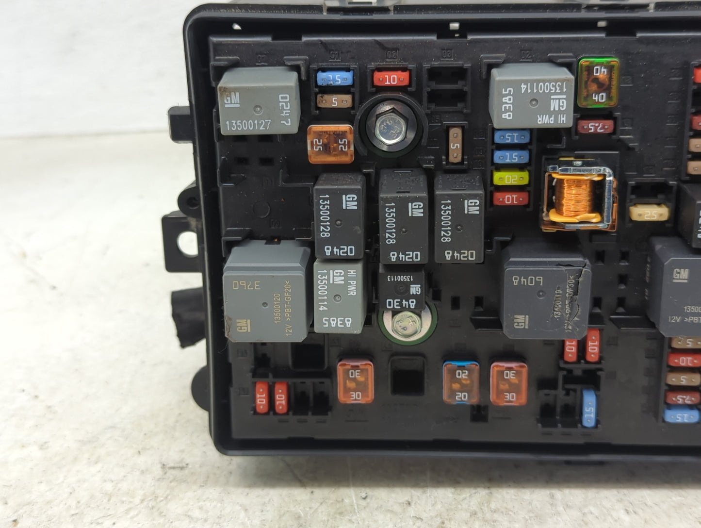 2014-2016 Chevrolet Malibu Fusebox Fuse Box Panel Relay Module P/N:23202763_01 13500127, 13500128 Fits Fits 2014 2015 2016 O