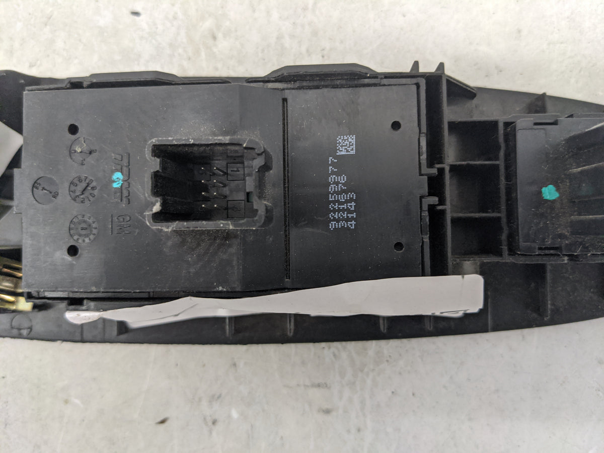 2014 Chevrolet Malibu Master Power Window Switch Replacement Driver Side Left P/N:23174909 Fits OEM Used Auto Parts - Oemuse