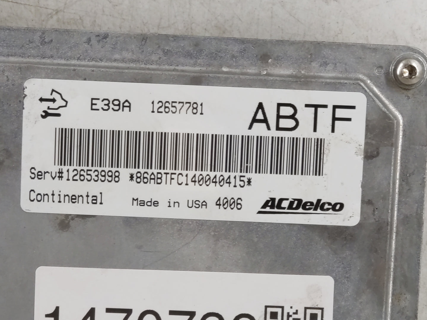 2013-2016 Chevrolet Malibu PCM Engine Control Computer ECU ECM PCU OEM P/N:12657781 12653998 Fits Fits 2013 2014 2015 2016 O