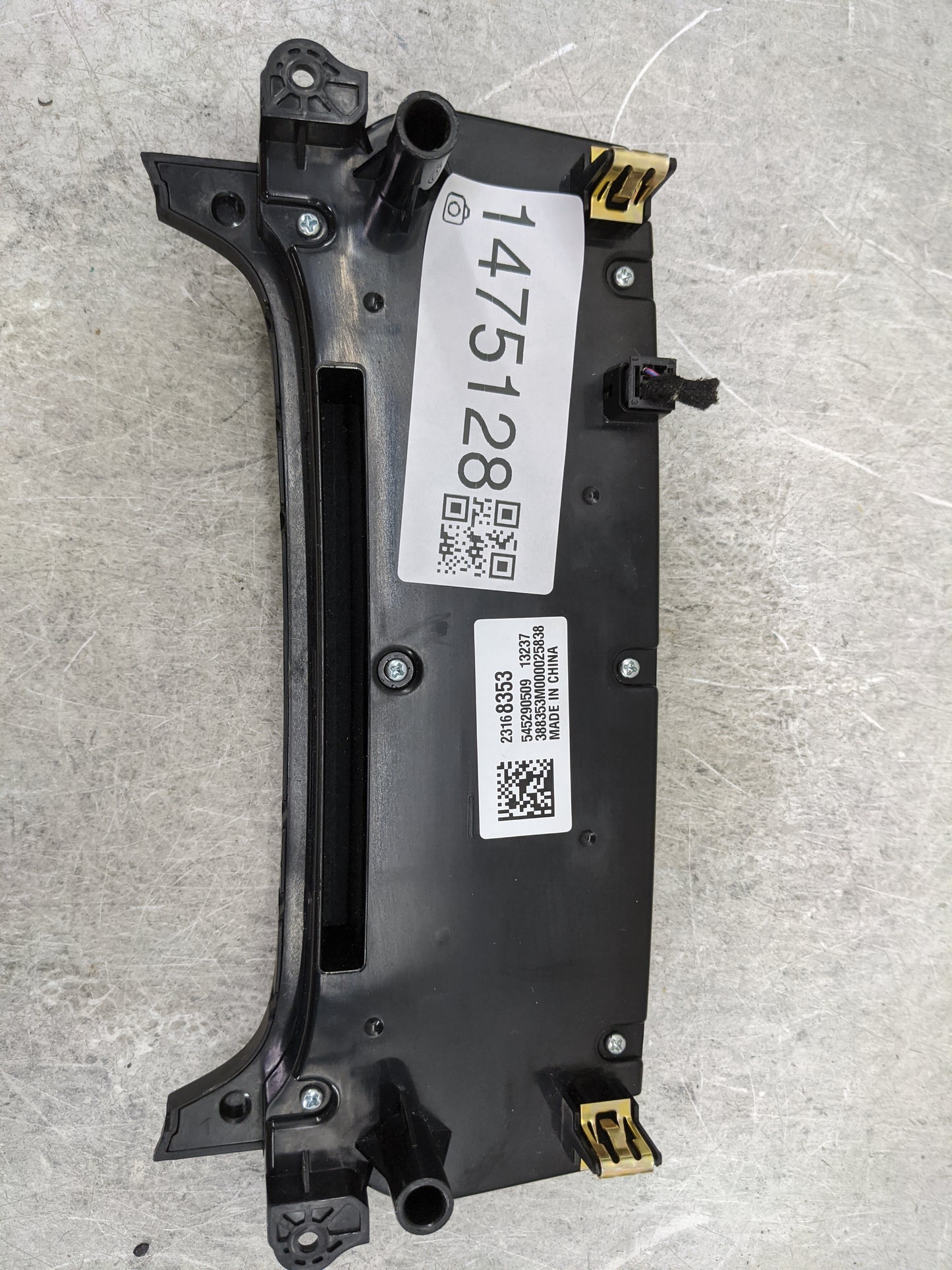 2014-2016 Chevrolet Malibu Climate Control Module Temperature AC/Heater Replacement P/N:23168353 545290509 Fits OEM Used Aut
