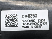 2014-2016 Chevrolet Malibu Climate Control Module Temperature AC/Heater Replacement P/N:23168353 545290509 Fits OEM Used Aut