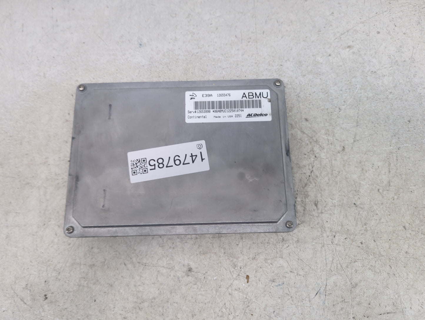 2013-2016 Chevrolet Malibu PCM Engine Control Computer ECU ECM PCU OEM P/N:12655476 12653998 Fits Fits 2013 2014 2015 2016 O