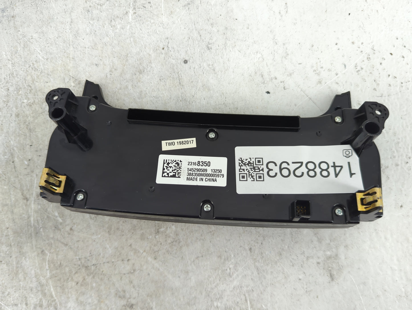 2013-2015 Chevrolet Malibu Climate Control Module Temperature AC/Heater Replacement P/N:23168350 545290509 Fits OEM Used Aut