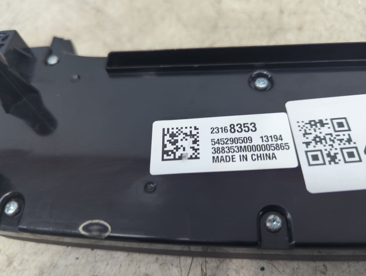 2013-2015 Chevrolet Malibu Climate Control Module Temperature AC/Heater Replacement P/N:23168353 545290509 Fits OEM Used Aut
