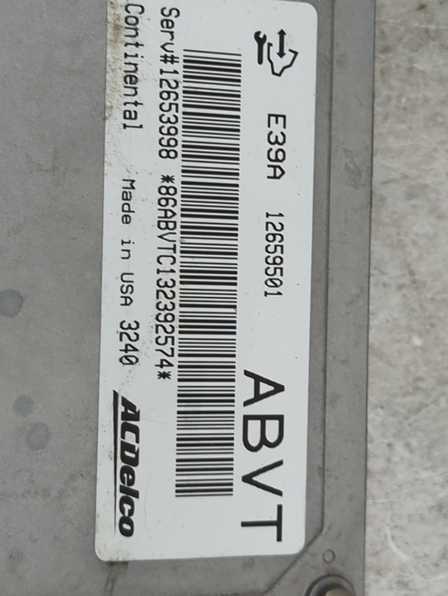 2013-2016 Chevrolet Malibu PCM Engine Control Computer ECU ECM PCU OEM P/N:12653998 12653501, E39A Fits Fits 2013 2014 2015 