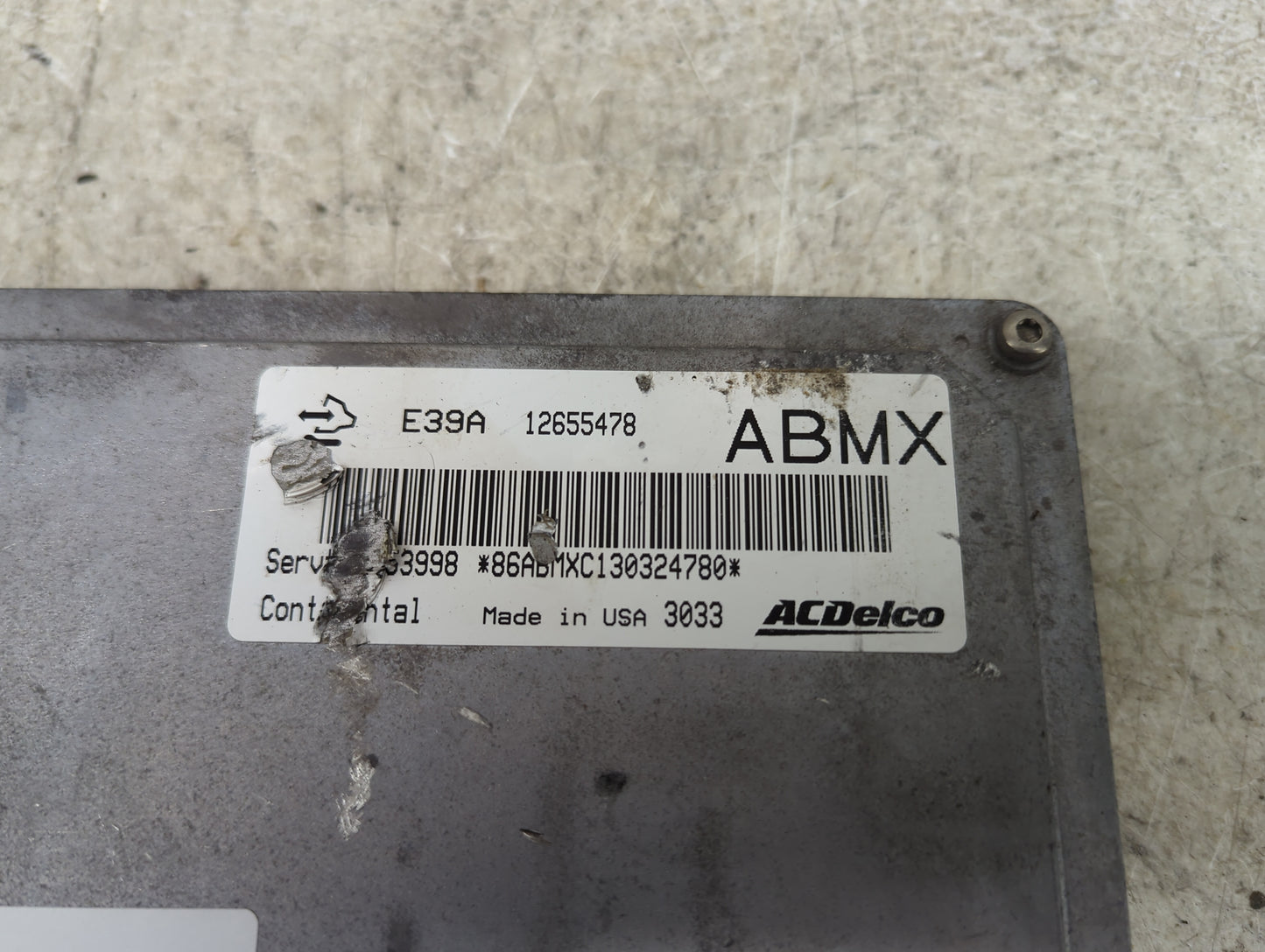 2013-2016 Chevrolet Malibu PCM Engine Control Computer ECU ECM PCU OEM P/N:E39A 12655478, ABMX Fits Fits 2013 2014 2015 2016