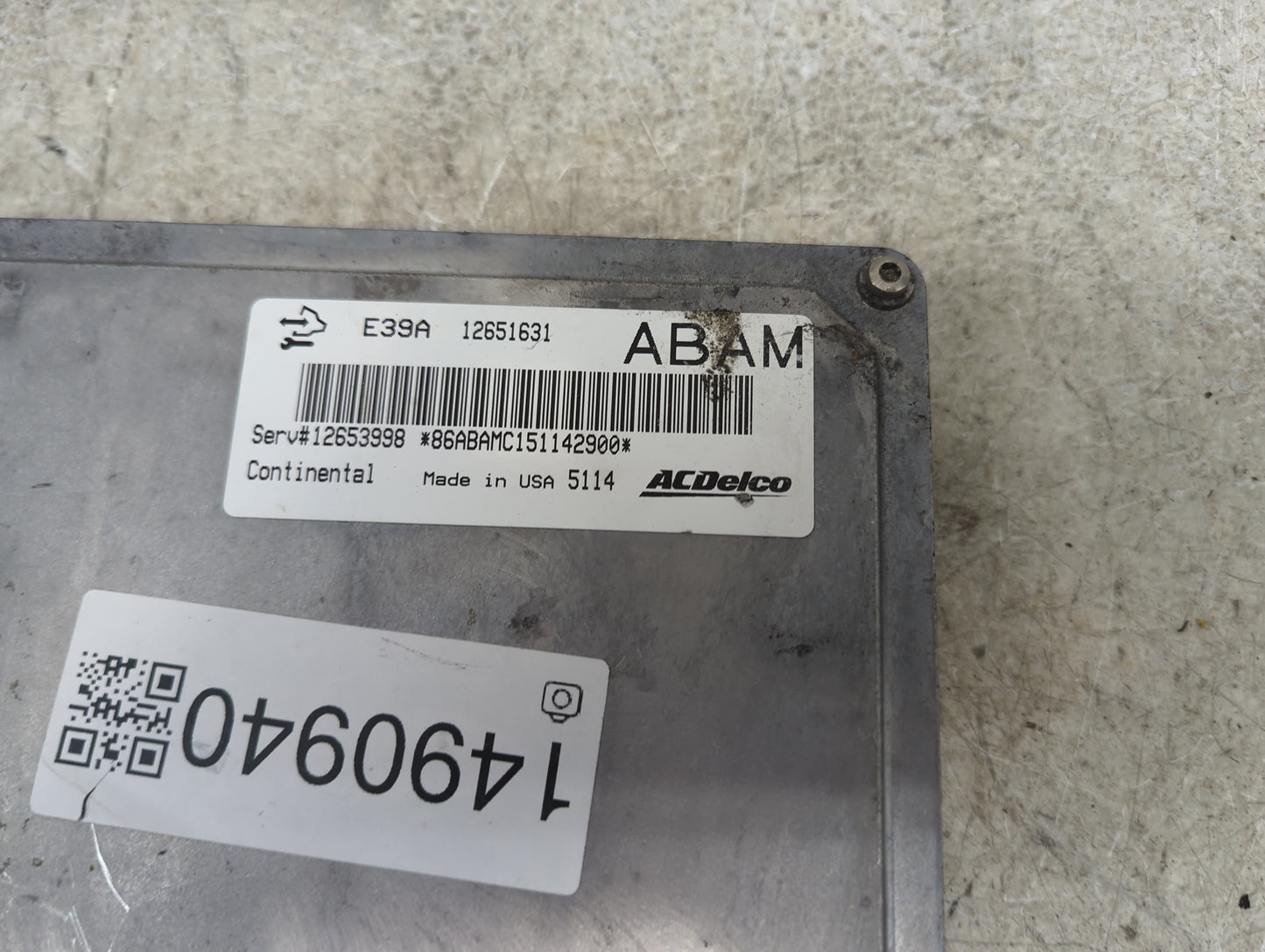 2013-2016 Chevrolet Malibu PCM Engine Control Computer ECU ECM PCU OEM P/N:12651631 12653998, E39A Fits Fits 2013 2014 2015 