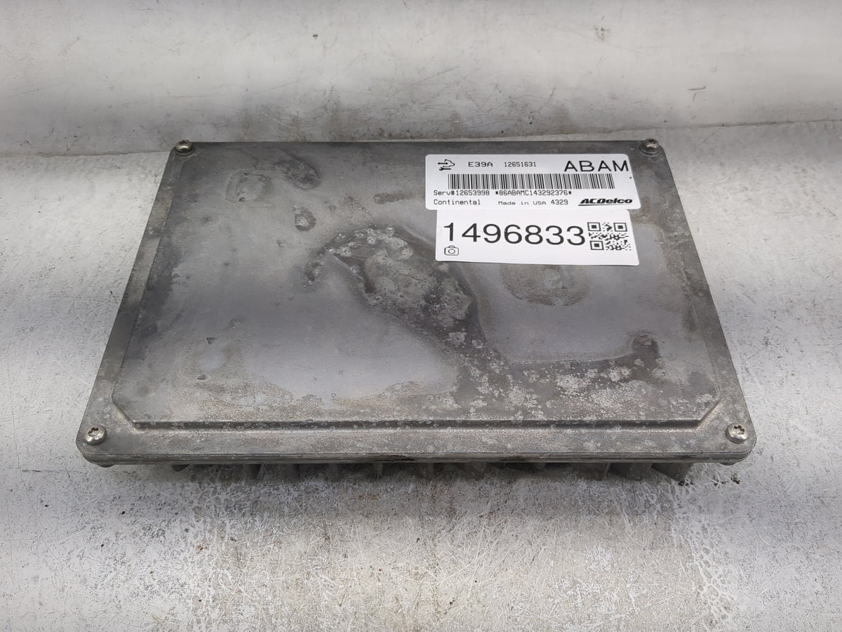 2013-2016 Chevrolet Malibu PCM Engine Control Computer ECU ECM PCU OEM P/N:12651631 12653998 Fits Fits 2013 2014 2015 2016 O