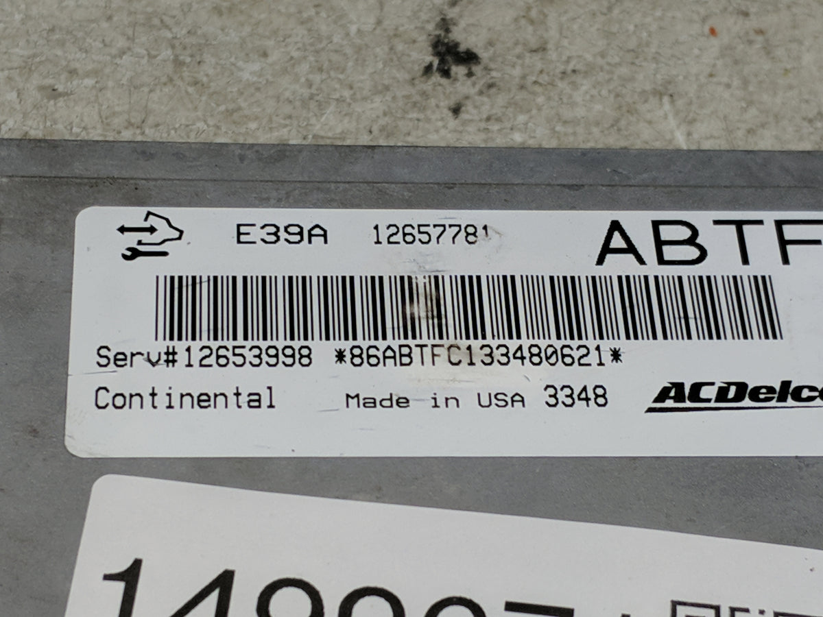 2013-2016 Chevrolet Malibu PCM Engine Control Computer ECU ECM PCU OEM P/N:12657781 12653998 Fits Fits 2013 2014 2015 2016 O