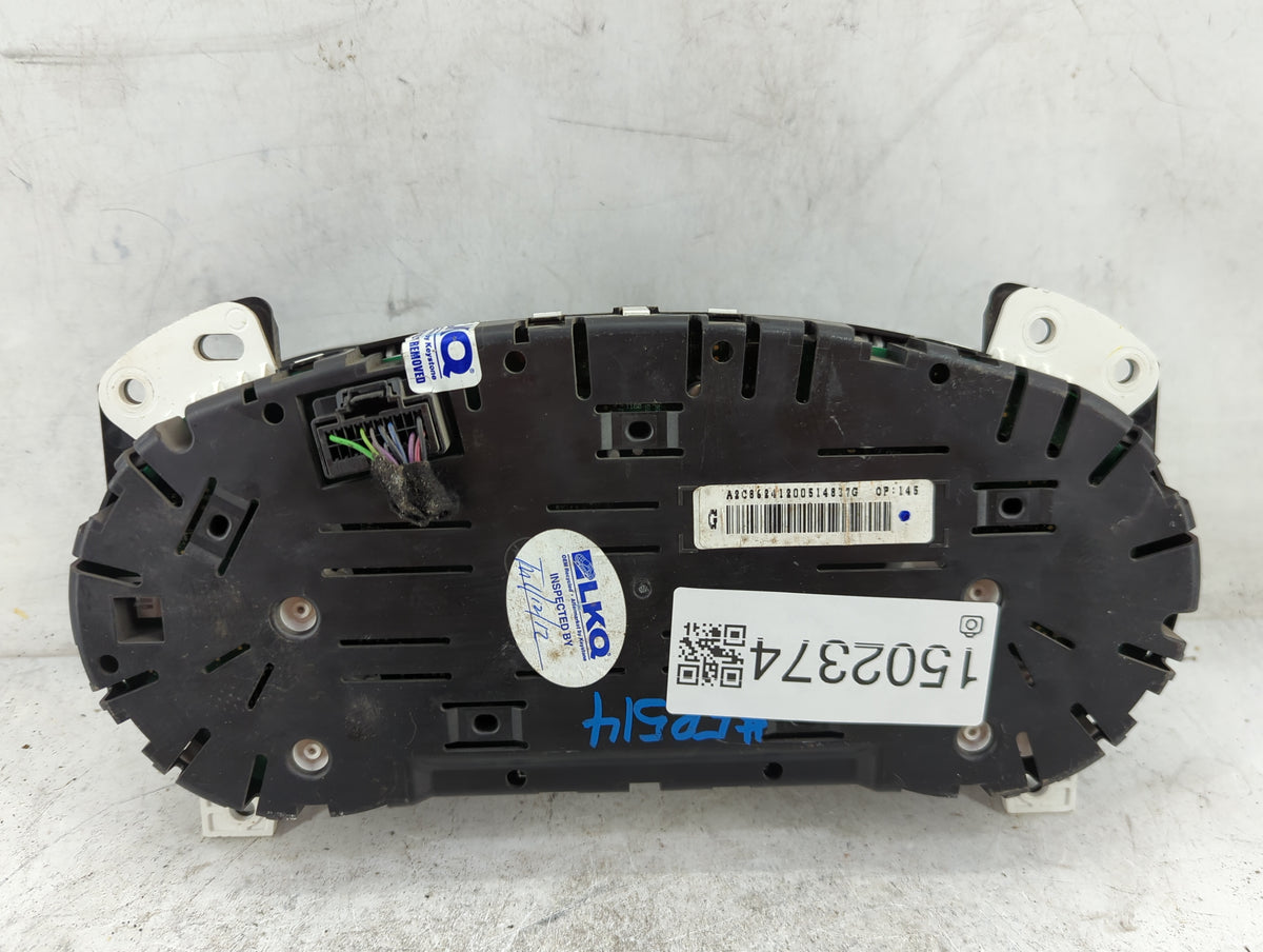 2014-2016 Chevrolet Malibu Instrument Cluster Speedometer Gauges P/N:A2C86241200514837G Miles: Fits Fits 2014 2015 2016 OEM 