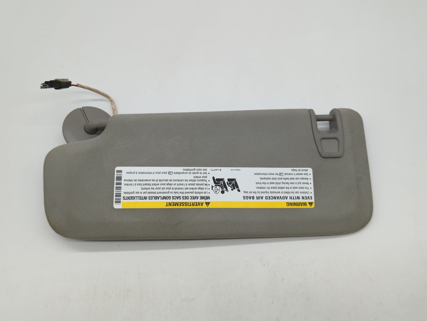 2013-2016 Chevrolet Malibu Sun Visor Shade Replacement Passenger Right Mirror Fits Fits 2013 2014 2015 2016 OEM Used Auto Pa