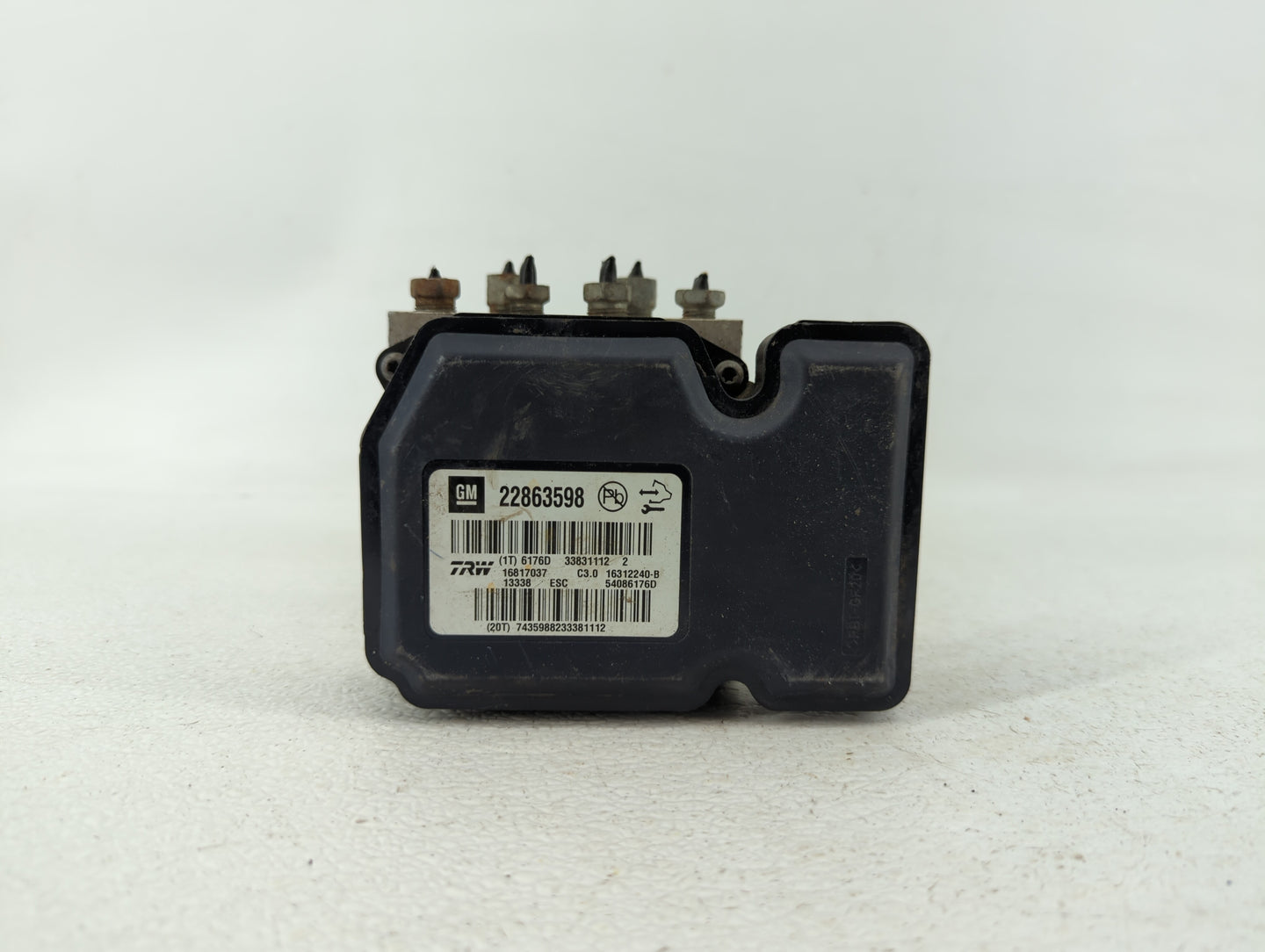 2013-2016 Chevrolet Malibu ABS Pump Control Module Replacement P/N:22863598 25867265, 22810057 Fits Fits 2012 2013 2014 2015