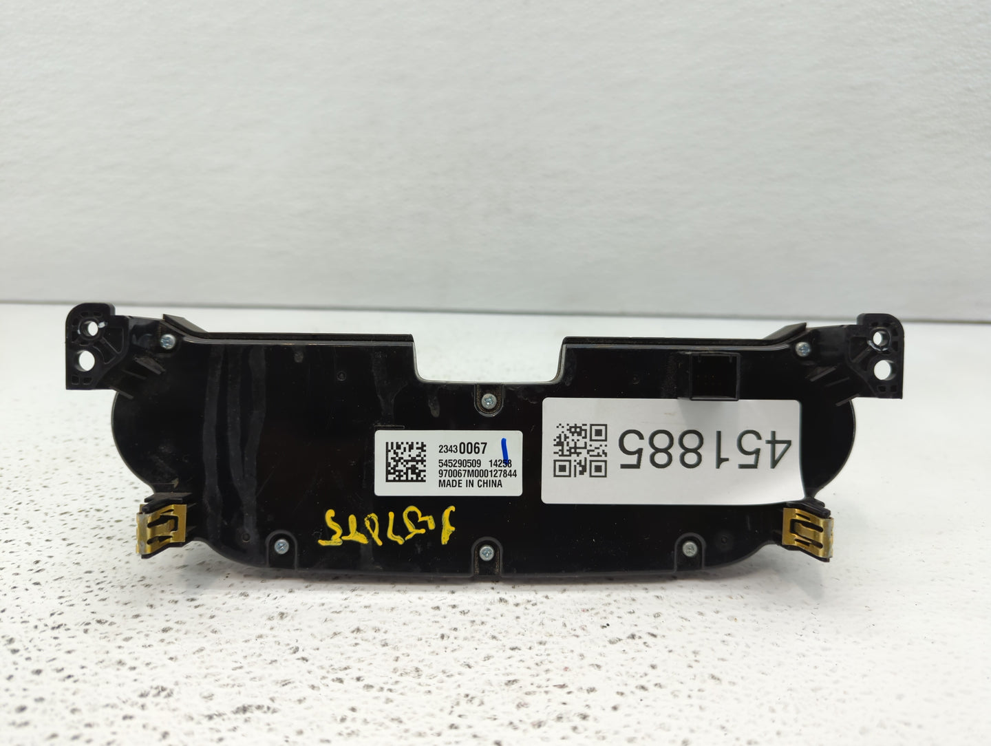 2014 Chevrolet Malibu Climate Control Module Temperature AC/Heater Replacement P/N:23430067 Fits OEM Used Auto Parts - Oemus