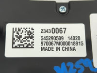 2014-2016 Chevrolet Malibu Radio Control Panel - Oemusedautoparts1.com