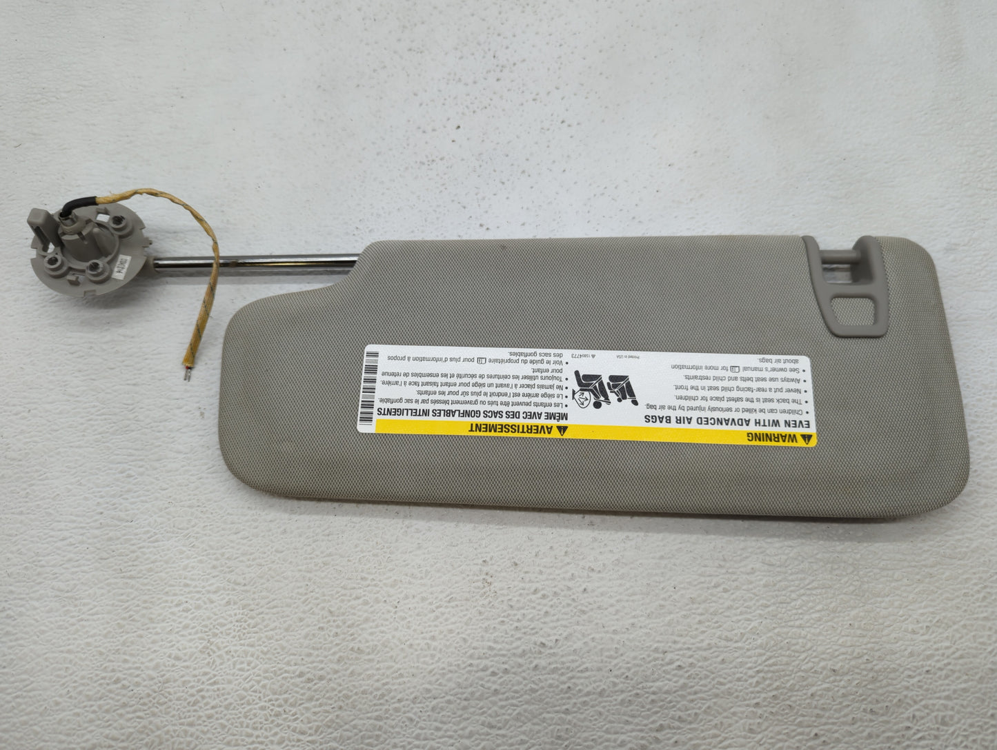 2013-2016 Chevrolet Malibu Sun Visor Shade Replacement Passenger Right Mirror Fits Fits 2013 2014 2015 2016 OEM Used Auto Pa