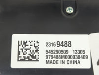 2014-2014 Chevrolet Malibu Am Fm Cd Player Radio Receiver - Oemusedautoparts1.com
