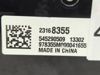 2014-2016 Chevrolet Malibu Radio Control Panel - Oemusedautoparts1.com