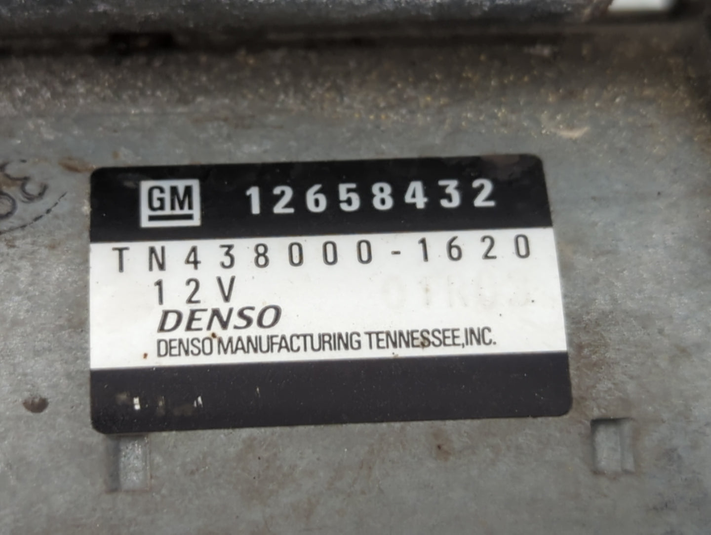 2014 Chevrolet Malibu Car Starter Motor Solenoid OEM P/N:TN438000-1620 12658432 Fits OEM Used Auto Parts - Oemusedautoparts1