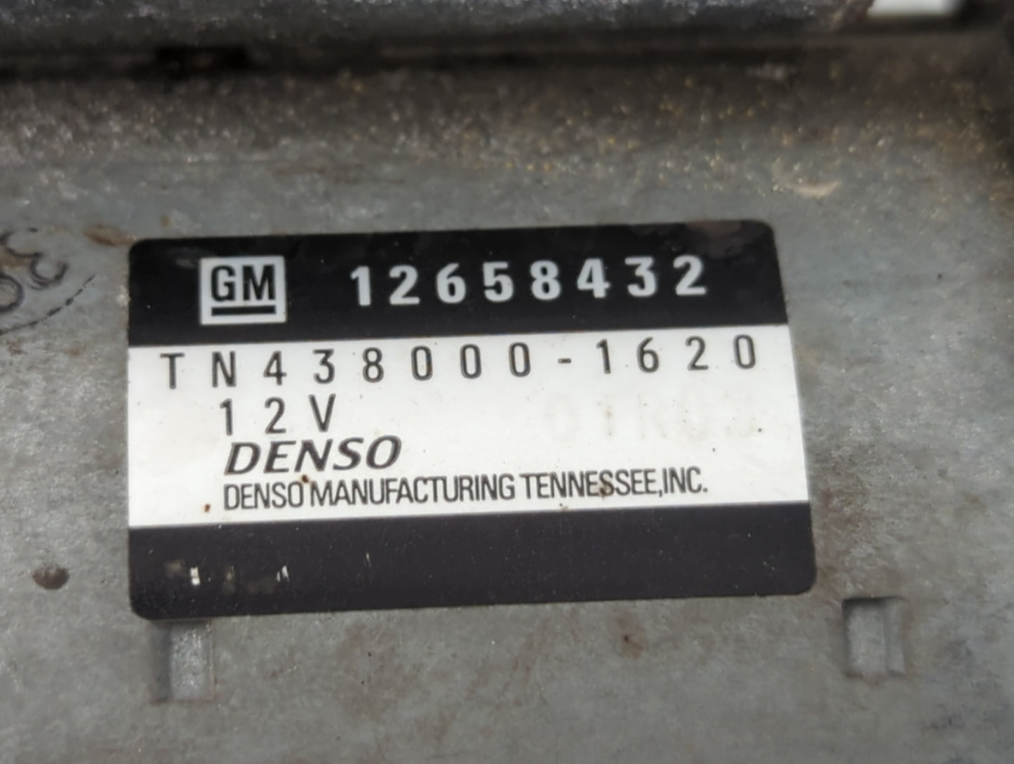 2014 Chevrolet Malibu Car Starter Motor Solenoid OEM P/N:TN438000-1620 12658432 Fits OEM Used Auto Parts - Oemusedautoparts1