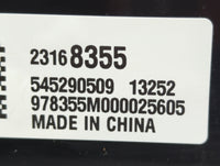 2014-2014 Chevrolet Malibu Am Fm Cd Player Radio Receiver - Oemusedautoparts1.com