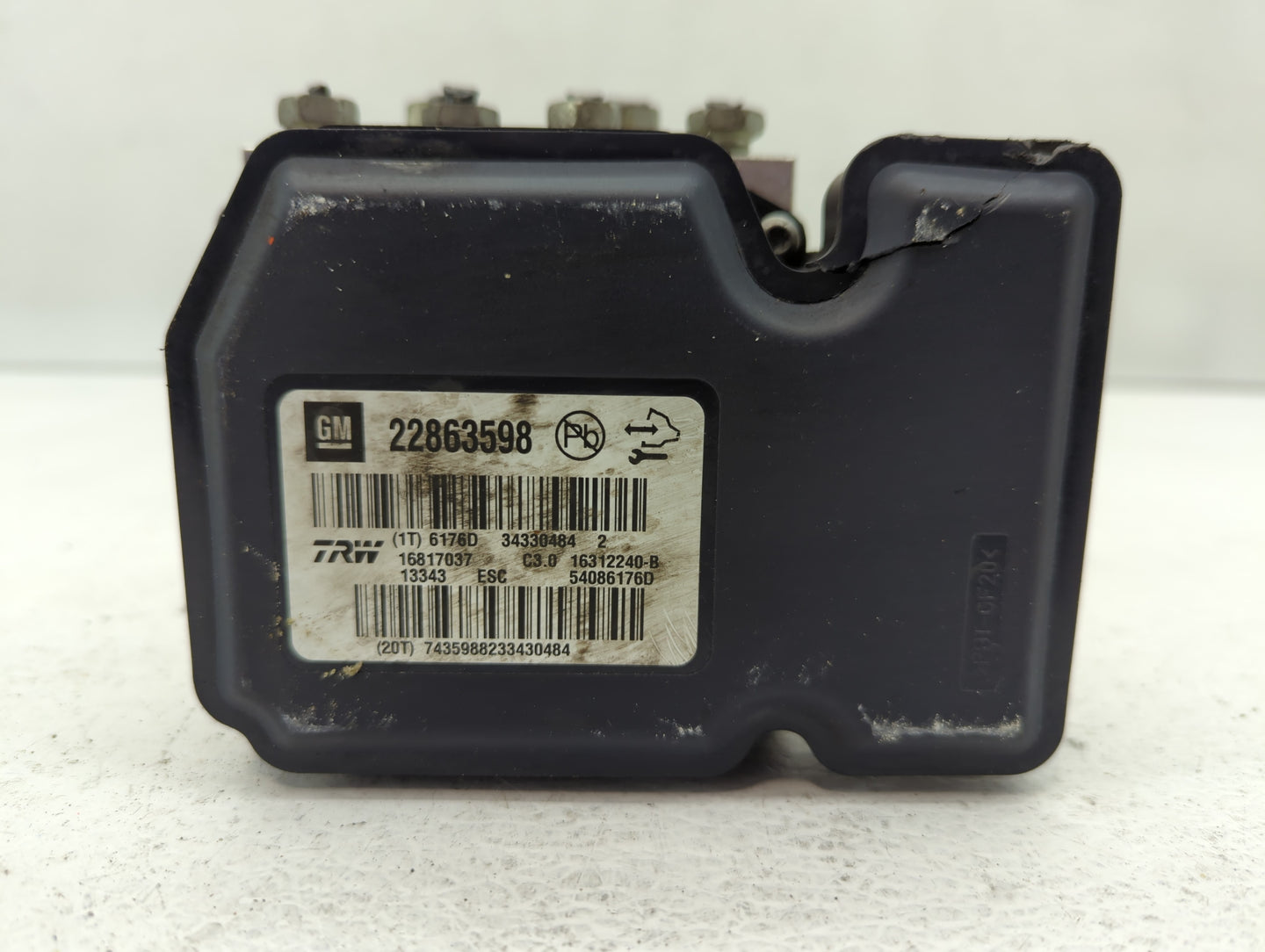 2013-2016 Chevrolet Malibu ABS Pump Control Module Replacement P/N:22863598 Fits Fits 2012 2013 2014 2015 2016 OEM Used Auto