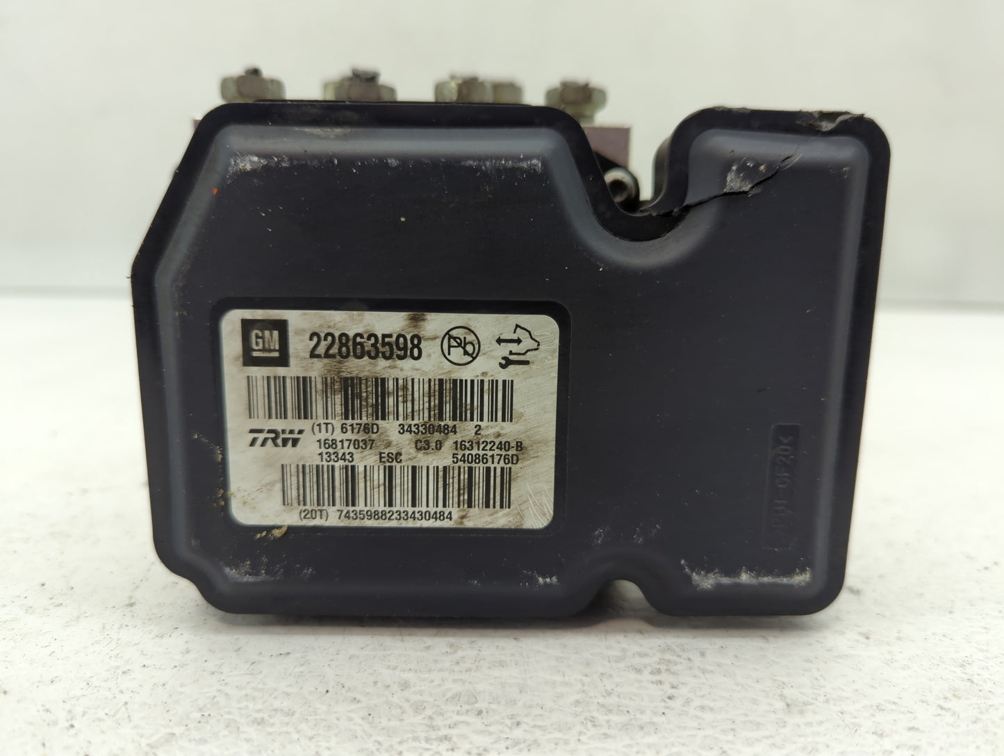 2013-2016 Chevrolet Malibu ABS Pump Control Module Replacement P/N:22863598 Fits Fits 2012 2013 2014 2015 2016 OEM Used Auto