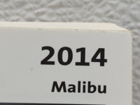 2014 Chevrolet Malibu Owners Manual Book Guide P/N:22825339 OEM Used Auto Parts - Oemusedautoparts1.com