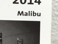 2014 Chevrolet Malibu Owners Manual Book Guide P/N:22825339 OEM Used Auto Parts - Oemusedautoparts1.com
