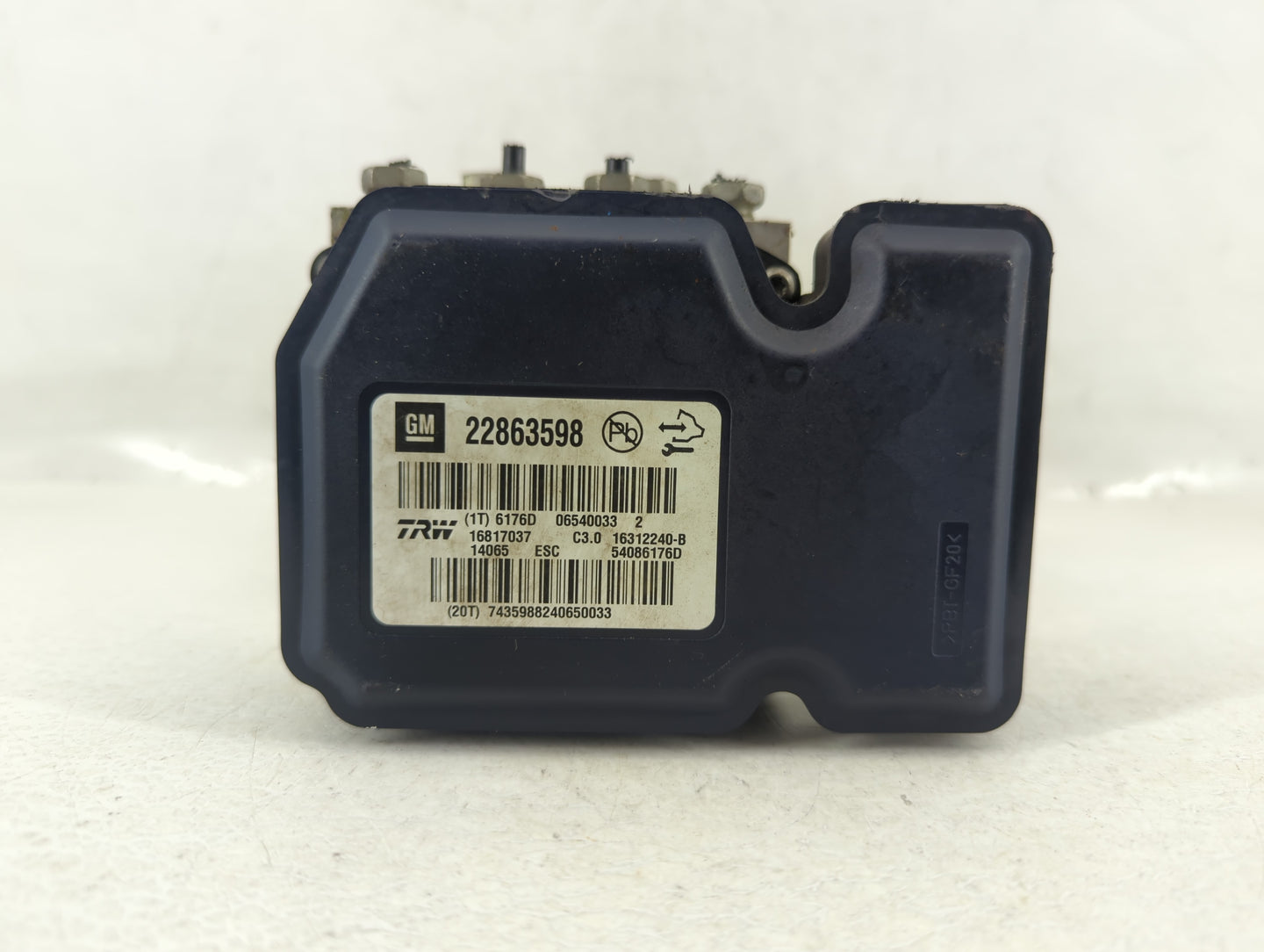 2013-2016 Chevrolet Malibu ABS Pump Control Module Replacement P/N:22863598 Fits Fits 2012 2013 2014 2015 2016 OEM Used Auto