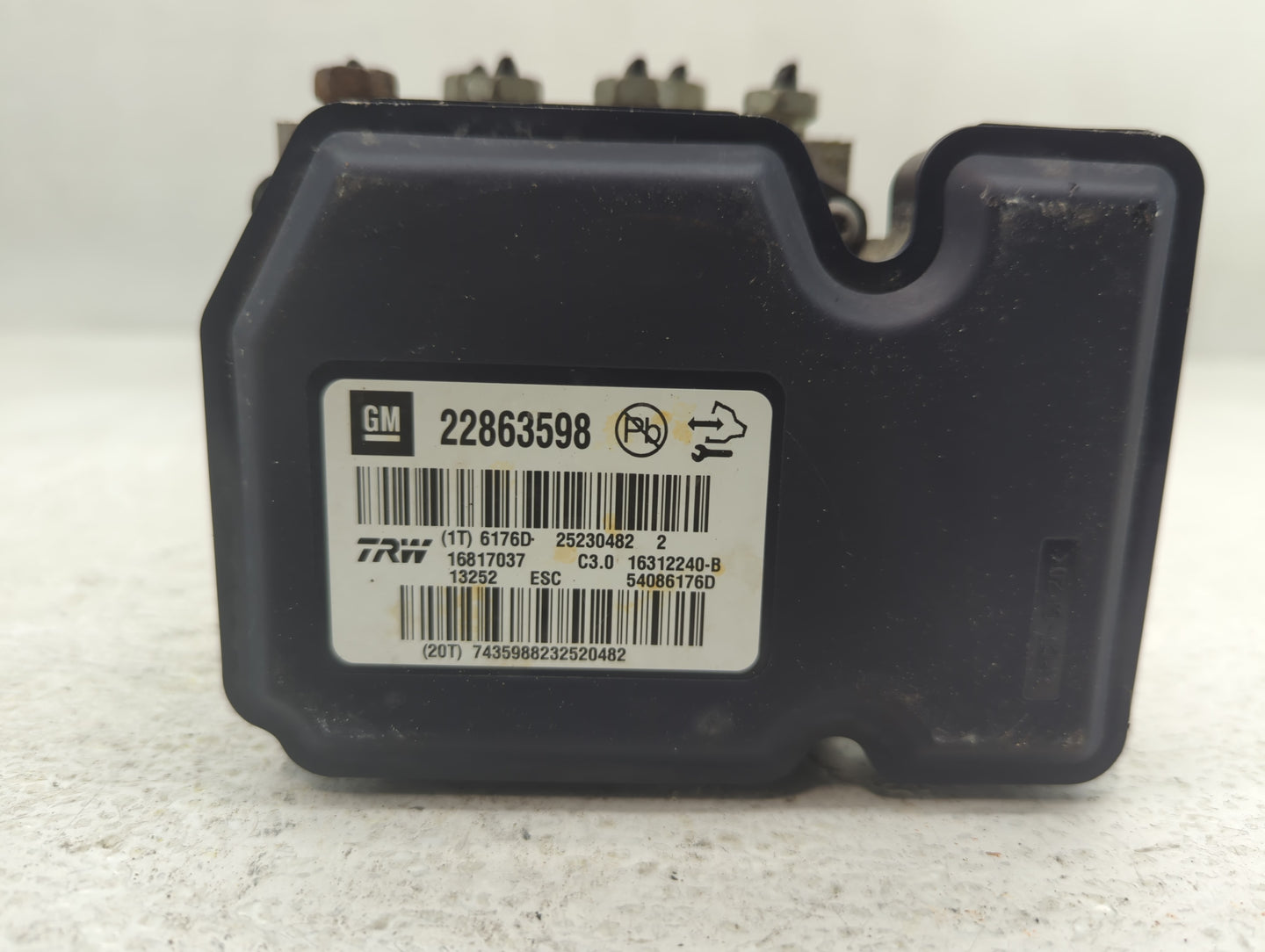 2013-2016 Chevrolet Malibu ABS Pump Control Module Replacement P/N:22863598 Fits Fits 2012 2013 2014 2015 2016 OEM Used Auto