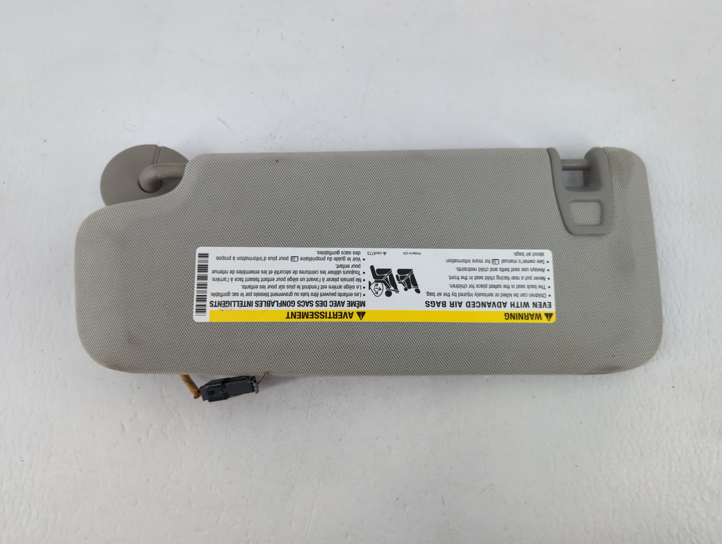 2013-2016 Chevrolet Malibu Sun Visor Shade Replacement Passenger Right Mirror Fits Fits 2013 2014 2015 2016 OEM Used Auto Pa