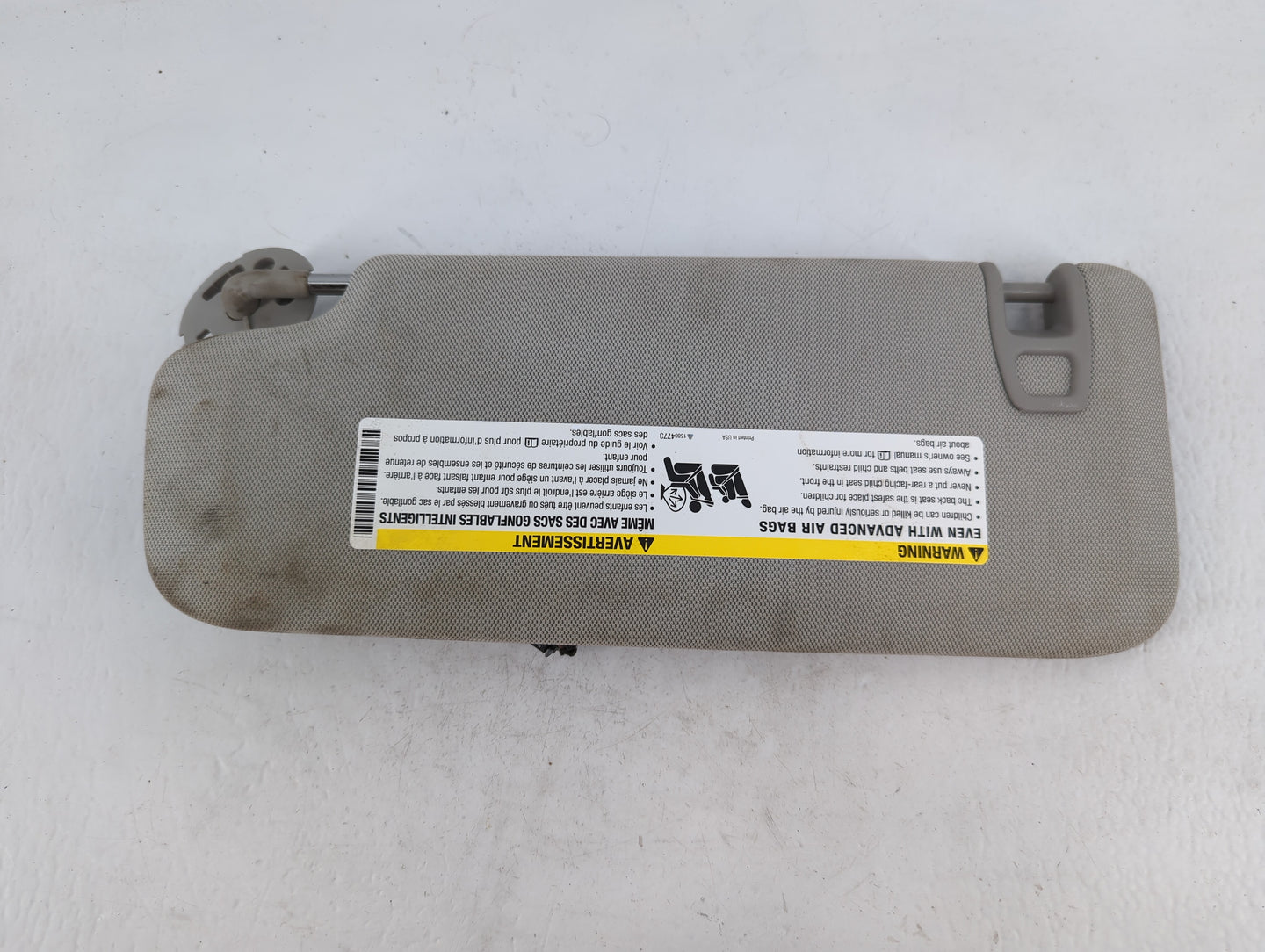 2013-2016 Chevrolet Malibu Sun Visor Shade Replacement Passenger Right Mirror Fits Fits 2013 2014 2015 2016 OEM Used Auto Pa